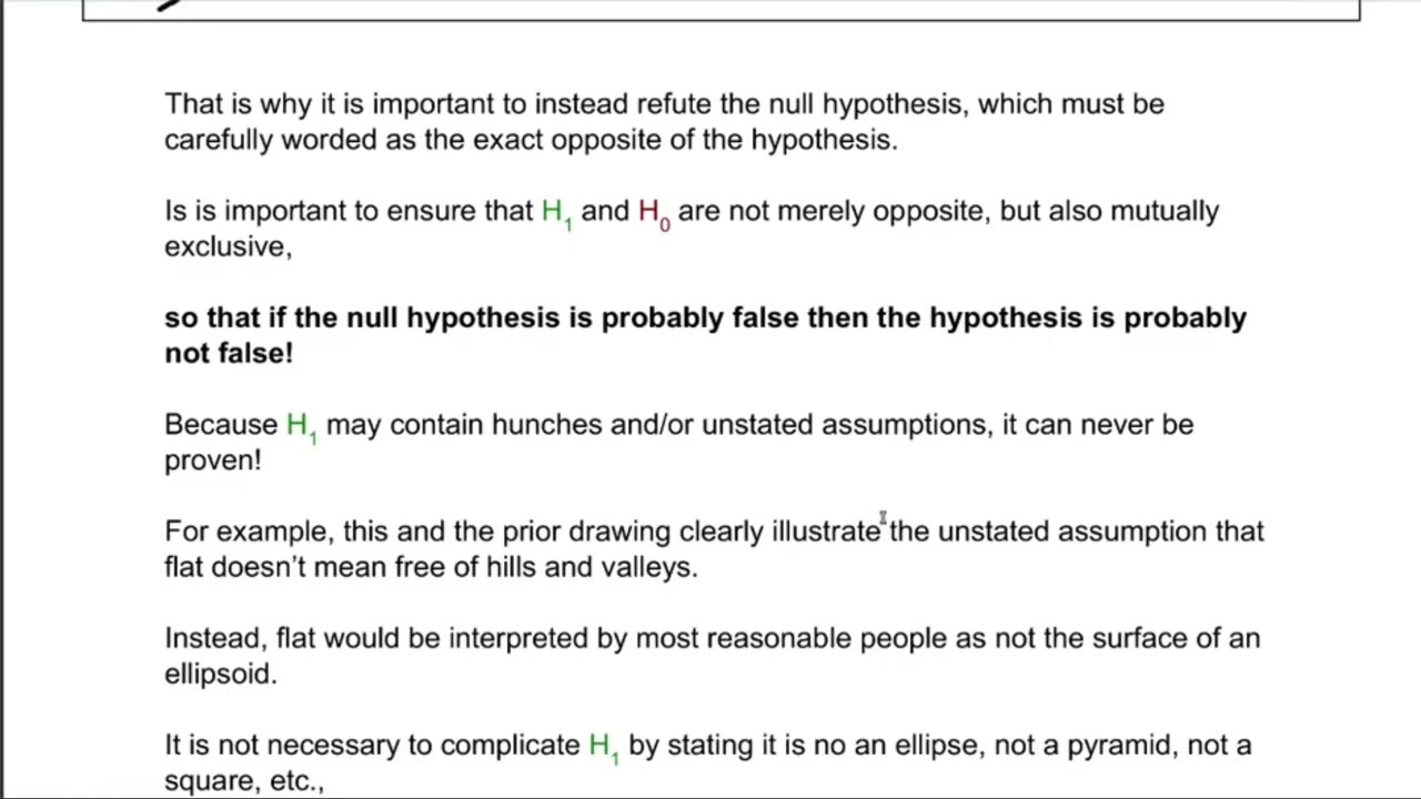 Earth is Flat - Beyond the Null Hypothesis - Dr. Michael Heffron