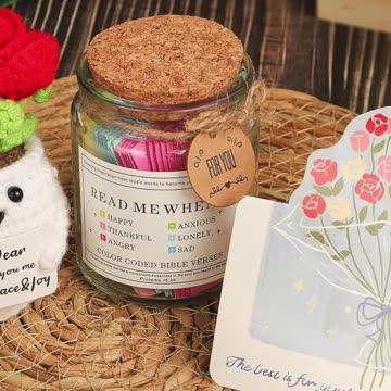 Bible Verse Jar - Great Christmas Gift - Emotional Support subjects #cybermonday #blackfriday #gift