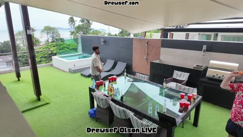 DAY 1 CHINER 🇨🇳 | BEER PONG & SETUP STREAM | Drewsef Olson