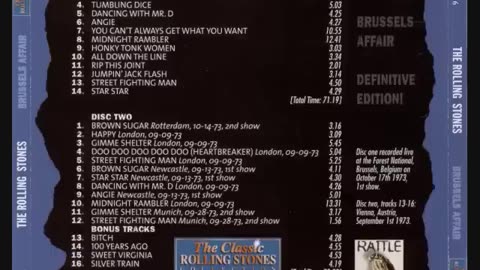 Rolling Stones - Live 1973 The Brussels Affair [FULL ALBUM] HD
