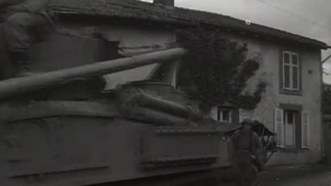 GEN. GEORGE S. PATT... - GEN. GEORGE S. PATTON, JR. AT HEADQUARTERS (YANKEE DIVISION) - 111-adc-2573
