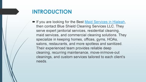 Best Maid Services in Hialeah