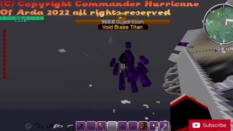 Minecraft Titans mod somehow i managed to tame the void blaze titan