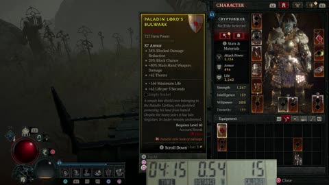 Playing Diablo 4 while riding exercise bike
