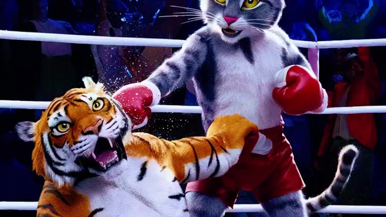 ThrillingMatch🥶 #viral #cat #funny #trending #fyp