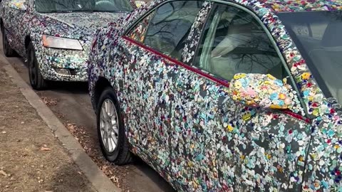 Trio Of Sticker Cars