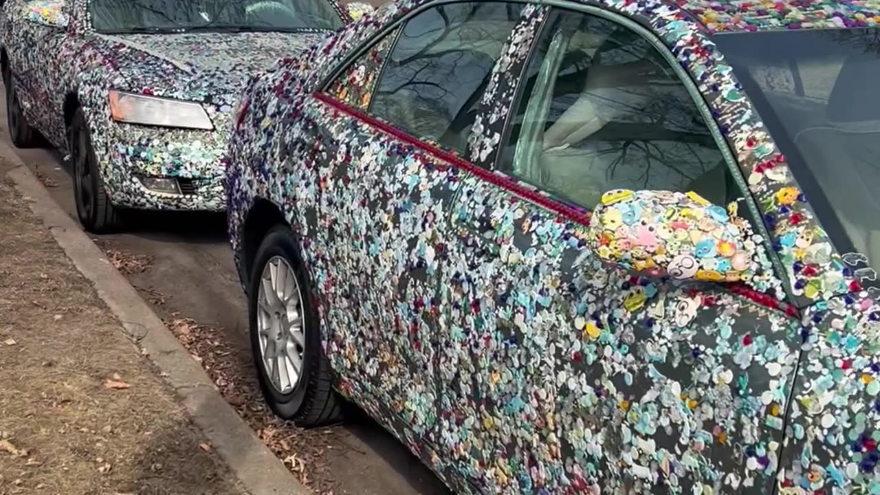 Trio Of Sticker Cars