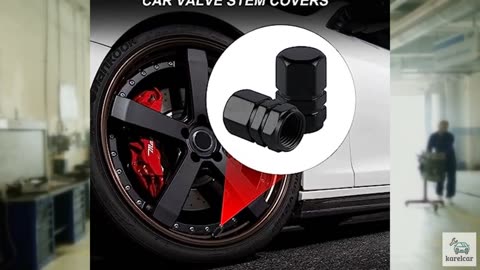 alpmosn Aluminum Tire Stem Valve Caps Wheel Valve Covers Car Dustproof Tire Cap