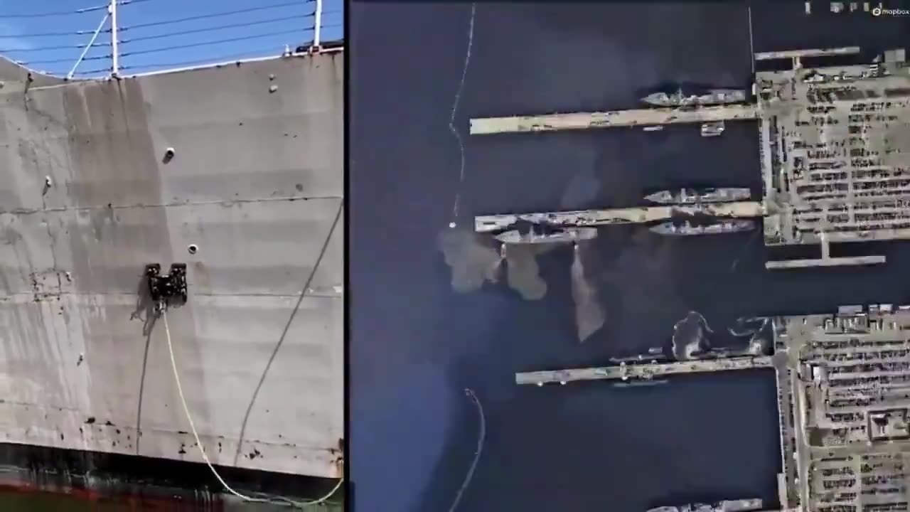 How robots climb giant metal structures of ships to scan for weak spots and damages