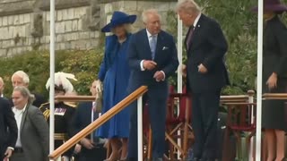 Trump Breaches Protocol by Touching King's Backside(In His Defense, The Queen Never Seemed to Mine)