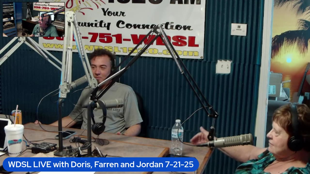 WDSL LIVE with Doris, Farren and Jordan 7-21-25
