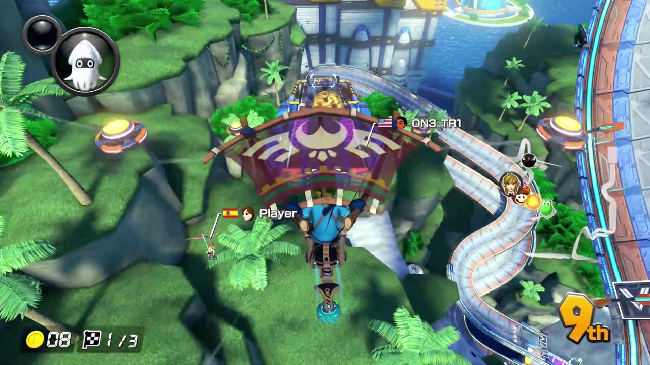 #MarioKart8Deluxe Race Nine: Big Blue