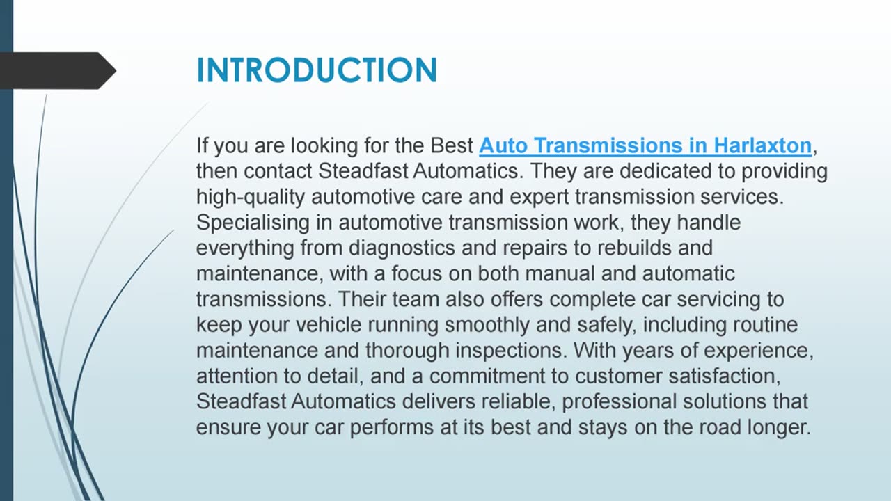 Best Auto Transmissions in Harlaxton