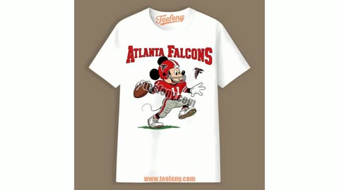 Atlanta Falcons Mickey Quarterback Football Sports Shirt