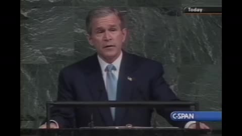 George Bush - 'Let Us Never Tolerate Outrageous Conspiracy Theories'