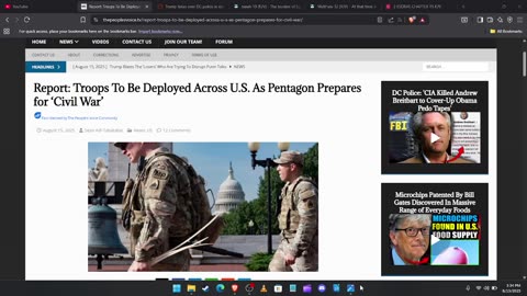 TROOPS TO BE DEPLOYED ACROSS THE US TO PREPARE FOR CIVIL WAR #endtimes #lastdays #civilwar
