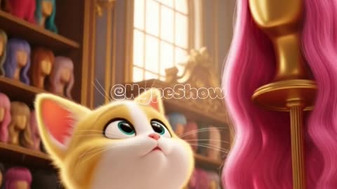 the kitten cut mom's hair and regreeted it #ai #cat