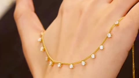 Gold plated necklace