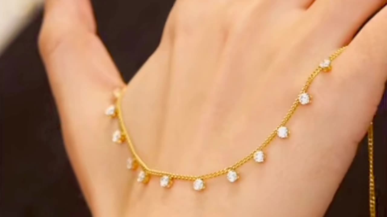 Gold plated necklace