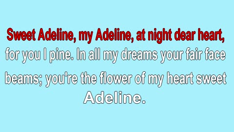 Sweet Adeline (1903)