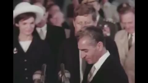 Rare footage of John F Kennedy about Iran and welcoming Reza Pahlavi!