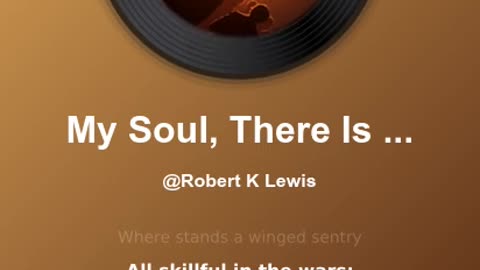 My Soul, There Is A Country