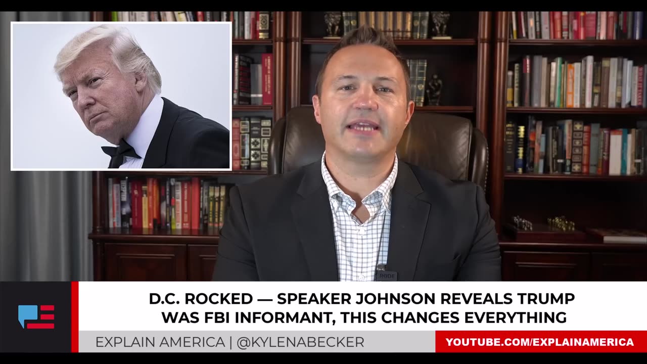 D C ROCKED Speaker Johnson Reveals Trump was FBI INFORMANT