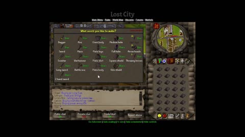 10 Minutes of 2004 Runescape - Smithing in Varrock West