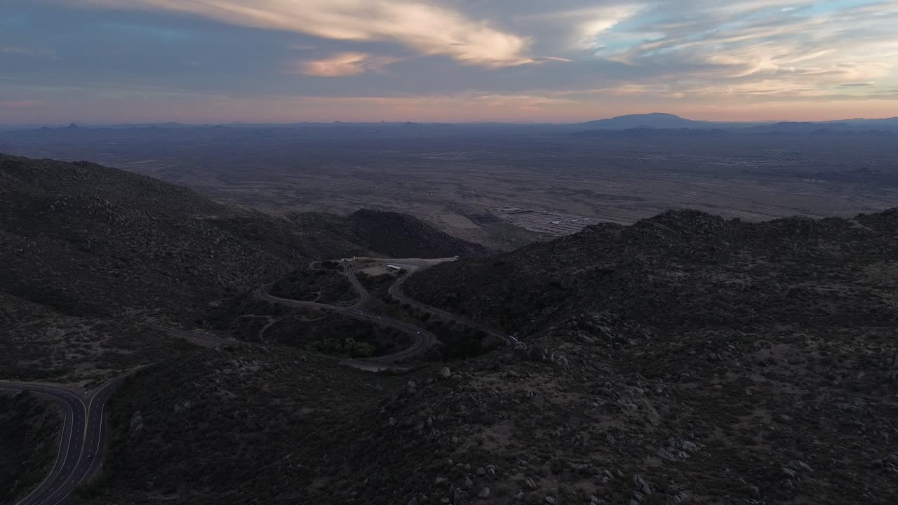 Yarnell over the cliff flight