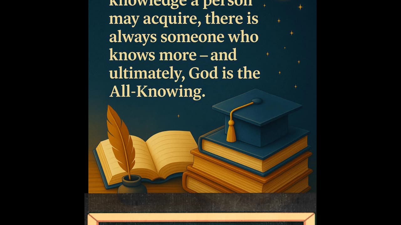 Surah Yusuf / Knowledge