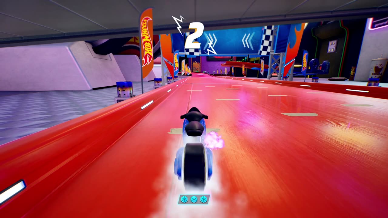 Hot Wheels Unleashed 2: Turbocharged - Arcade room - Down the stairs