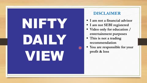 Nifty prediction for 13th & 14th August