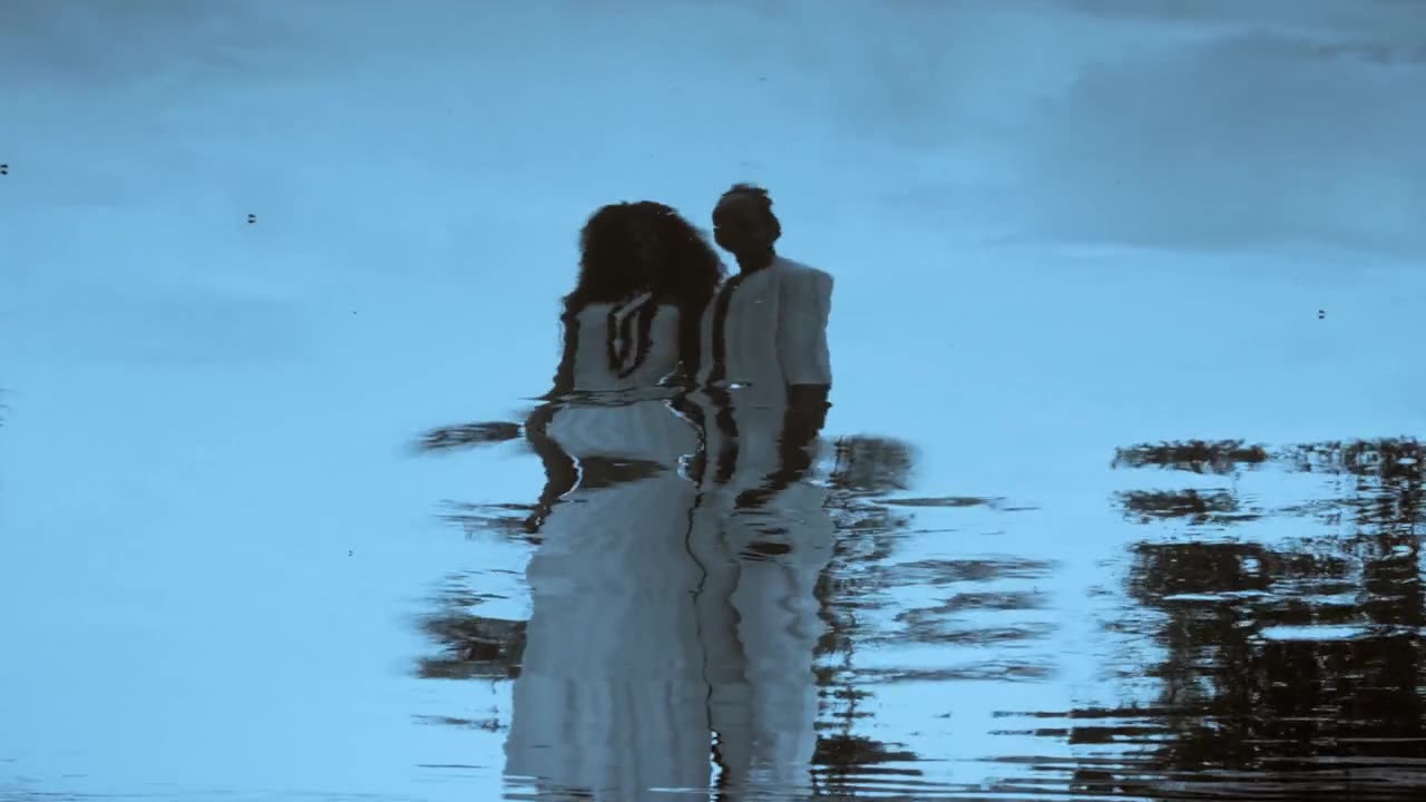 Impressionist Reflection of a Couple