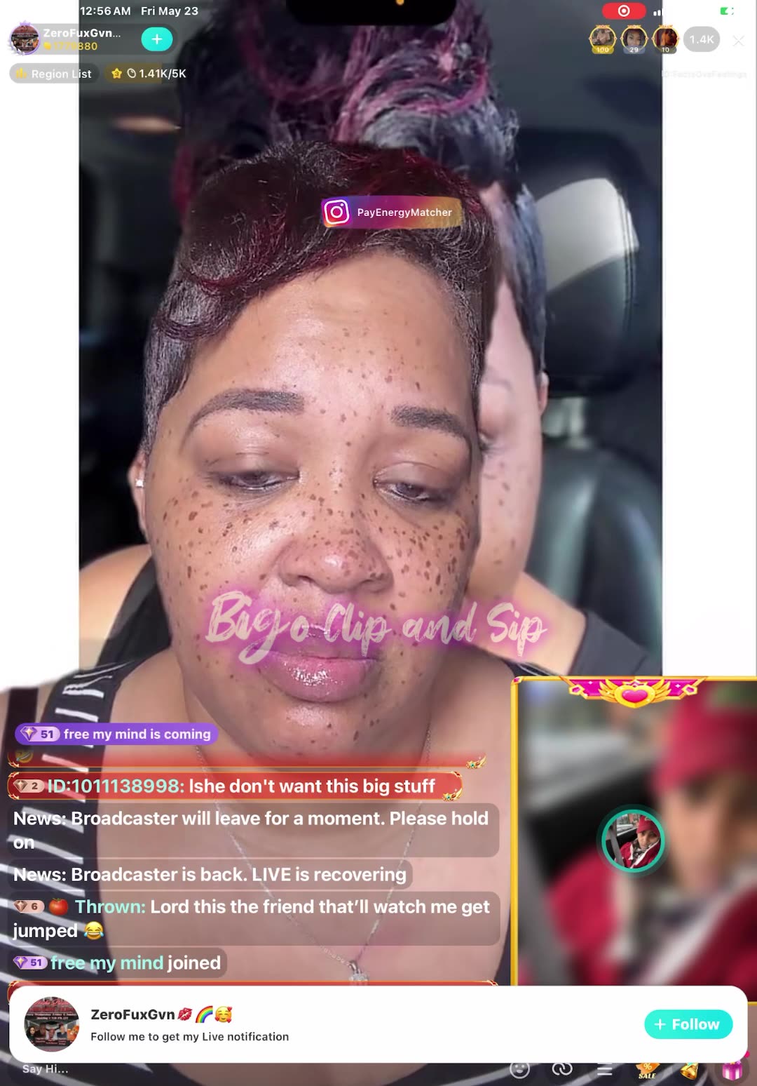 Zerofuksgiven n gf talk to n about Jesse speaking on their relationship 5/22/25 #bigoclipandsip