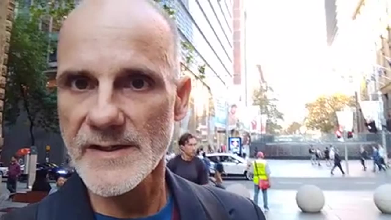 Thoughts on how Elon Musk's views on humanity echo The Matrix from Martin Place, Sydney