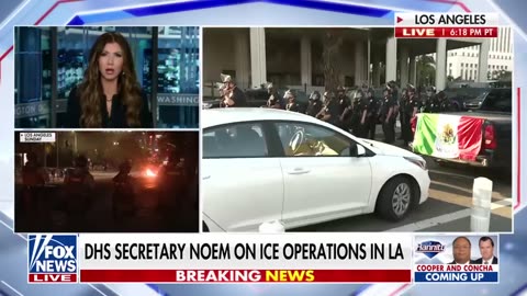 ‘TRAIN WRECK MAYOR’: Kristi Noem slams LA official