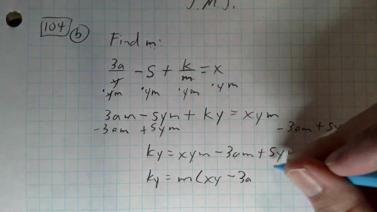 Saxon Algebra 1 Lesson 104 (b)