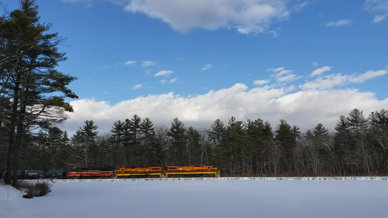 Providence & Worcester GRWO in the snow
