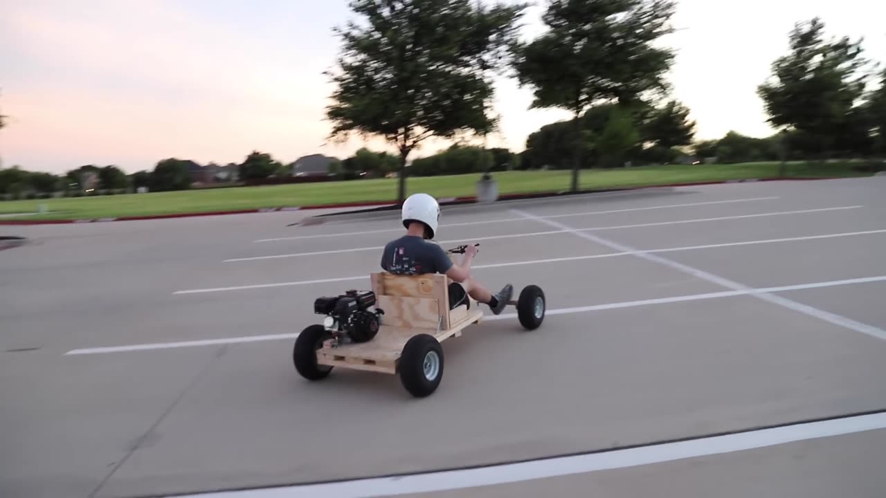 Homemade Wooden Go-Kart Build | NO Welding, NO Expensive Tools! 🛠️🔥