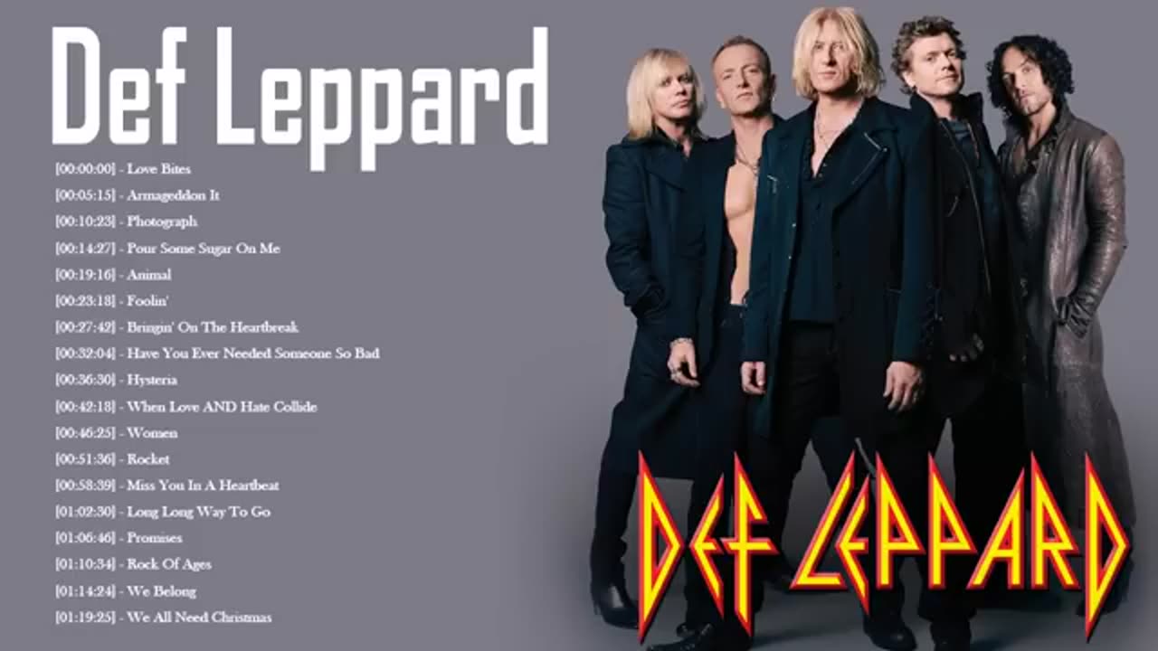 Def Leppard Greatest Hits Full Album