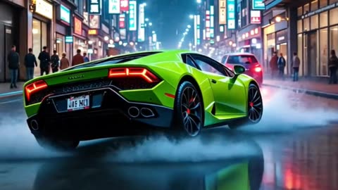 Lamborghini Huracán Swallowed by Sinkhole – Cinematic Urban Disaster!
