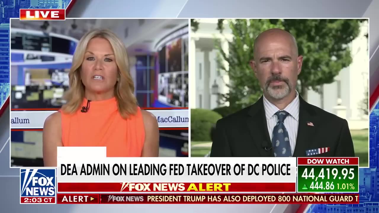 ⚡DEA Administrator Terry Cole on Fed Takeover of DC Metro Police