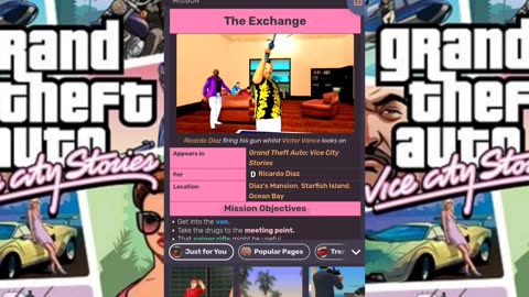 {Wikipedia} How I'm Completing (GTA Vice City Stories) Storyline ( Quinwinunwincy Massachusetts )