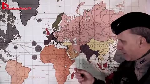 GRENLANDIA PO WENEZUELI A MAPA GOMBERGA Z 1942 ROKU