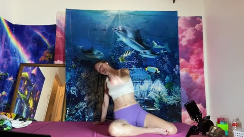 your wish is my command 😘 evening Yoga #everydamnday @TheMFingCOO