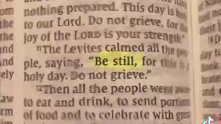 Be Still and Know that I am God