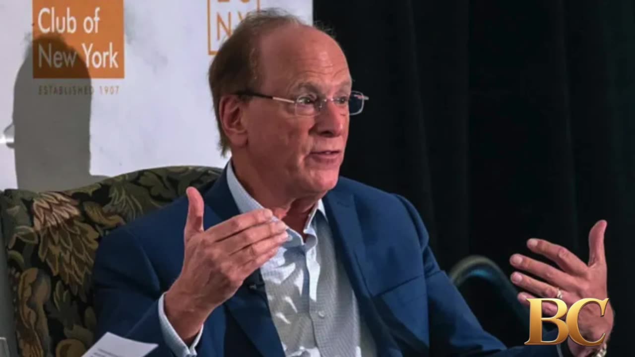 BlackRock’s Larry Fink says U.S. is very close to a recession