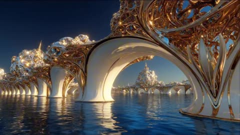 Walking Through Celestial Luxury Worlds (4K)