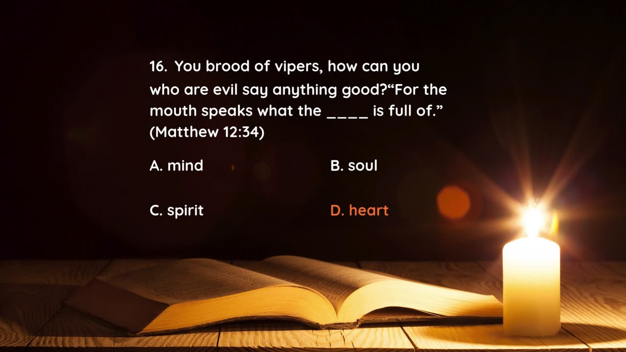Gospel of Mathew Bible Quiz 30 NIV Questions
