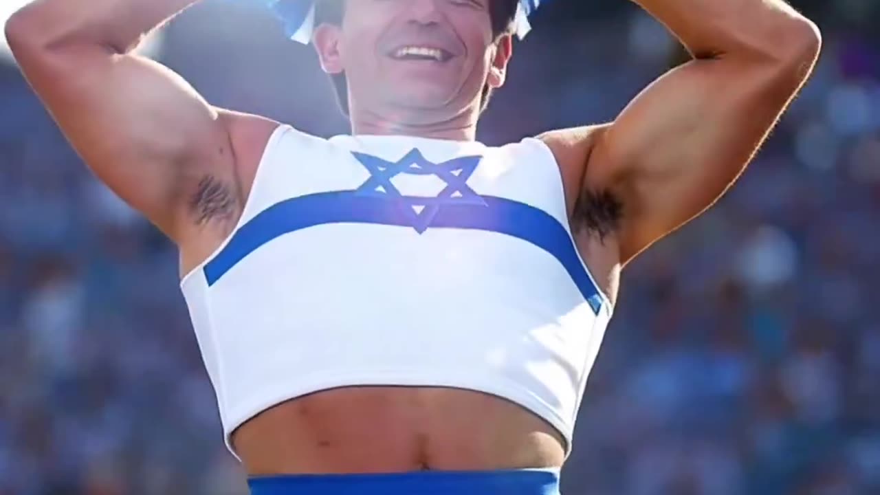 The cheerleader team for Israel!😁